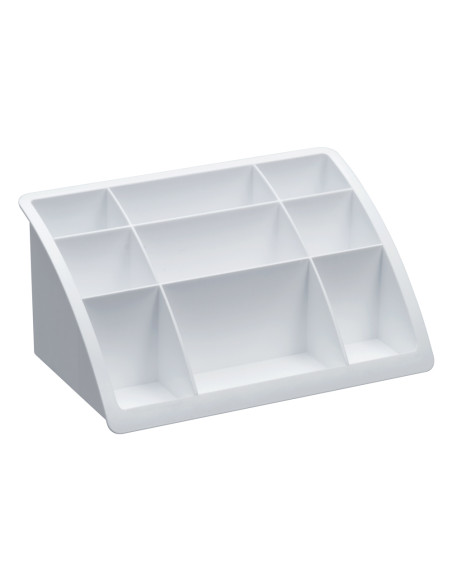 Organizador sobremesa plastico offisys timeless blanco 198x128x93 mm