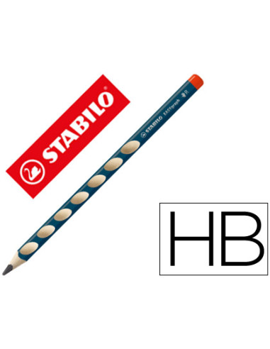 STABILO EASYGRAPH LAPIZ DIESTROS 322 HB PETRÓLEO -12U-