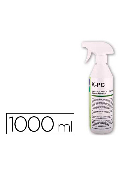 Limpiador spray bactericida botella de 1000 ml