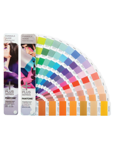 Guia de colores pantone plus formula guide incluye indice de colores y acceso web de pantone para diseño