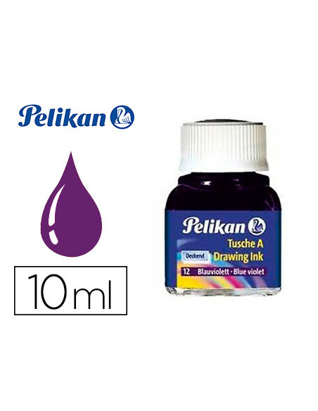 Tinta china pelikan violeta bote de 10 ml