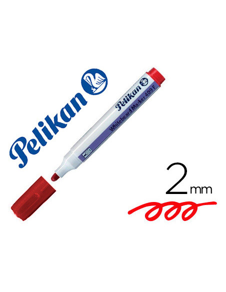 Rotulador pelikan pizarra blanca whiteboard marker 409 rojo