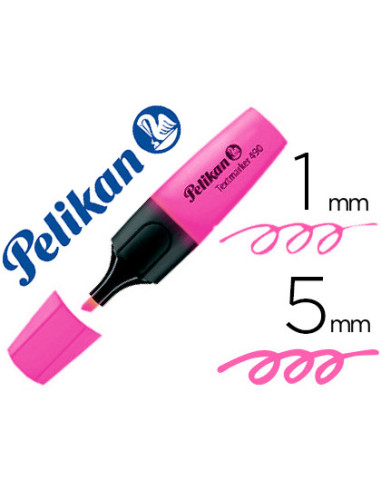 Rotulador pelikan fluorescente textmarker 490 rosa