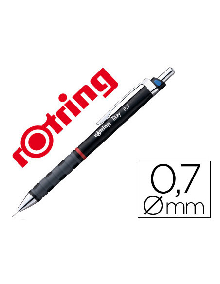 Portaminas rotring tikky 0,7 mm negro