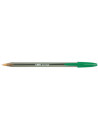 Boligrafo bic cristal original tinta verde unidad