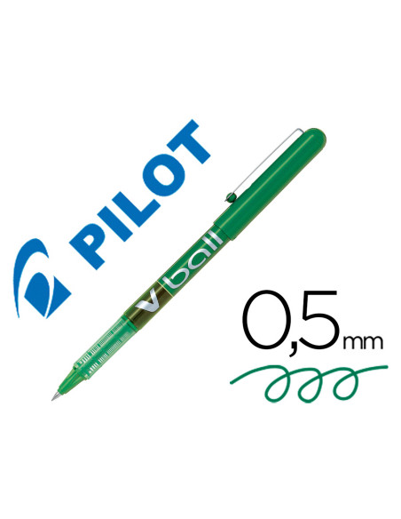 PILOT ROLLER TINTA LÍQUIDA V-BALL 0.5 VERDE