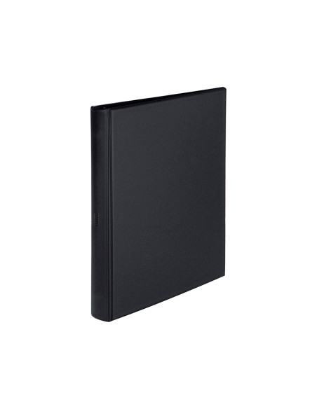 Carpeta multifin alfa 3005-g 16 anillas 40 mm plastico folio negro