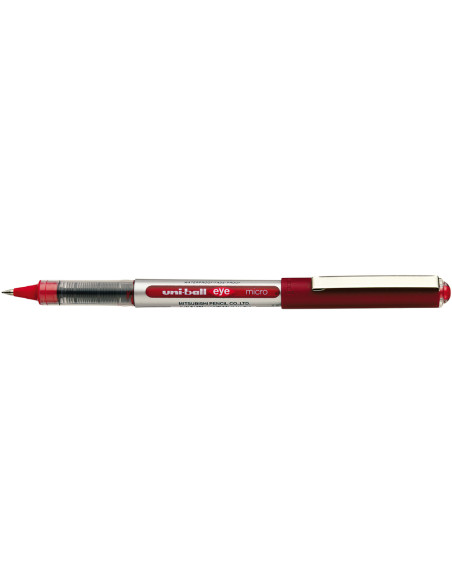 UNIBALL ROLLERBALL EYE MICRO UB-150 ROJO CAJA 12 UD