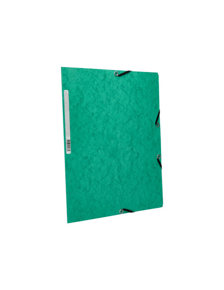 Carpeta q-connect gomas kf02168 carton simil-prespan solapas 320x243 mm verde