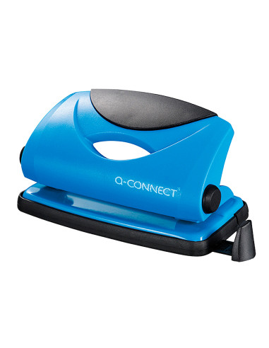 Taladrador q-connect kf02153 azul abertura 1 mm capacidad 10 hojas