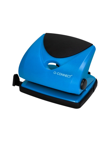 Taladrador q-connect kf02155 azul abertura 2 mm capacidad 20 hojas