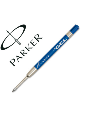 PARKER RECAMBIO BOLIGRAFO QUINK FLOW GEL AZUL PUNTA MEDIA BLISTER