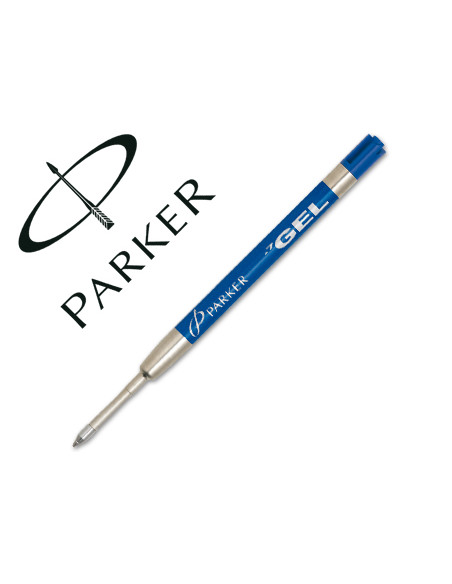 PARKER RECAMBIO BOLIGRAFO QUINK FLOW GEL AZUL PUNTA MEDIA BLISTER