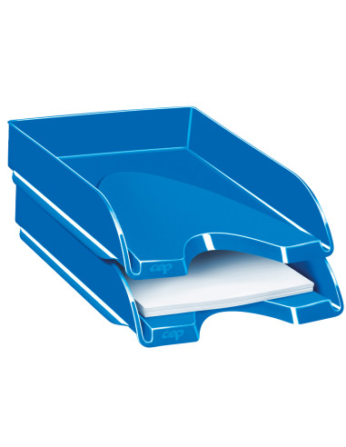 Bandeja sobremesa cep plastico azul 257x348x66 mm