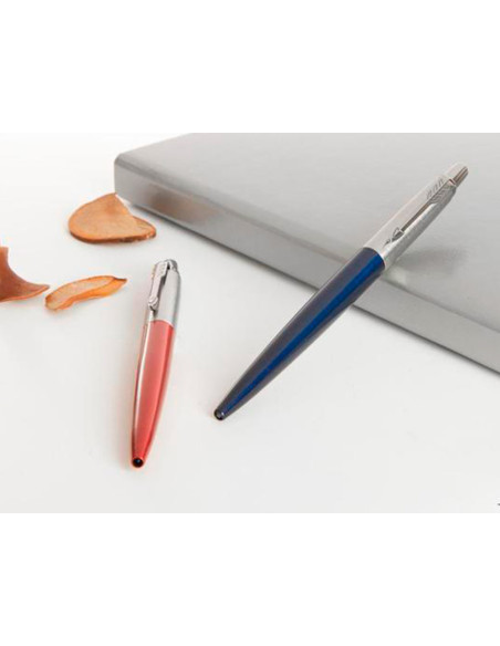 PARKER BOLÍGRAFO JOTTER KENSINGTON RED TINTA AZUL ACERO ROJO