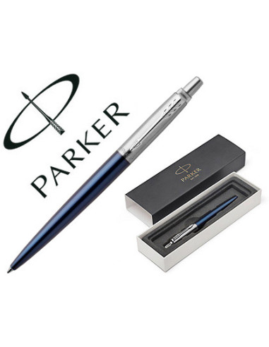 PARKER BOLÍGRAFO JOTTER ROYAL BLUE TINTA AZUL ACERO AZUL