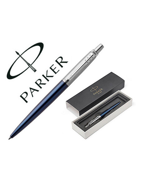 PARKER BOLÍGRAFO JOTTER ROYAL BLUE TINTA AZUL ACERO AZUL