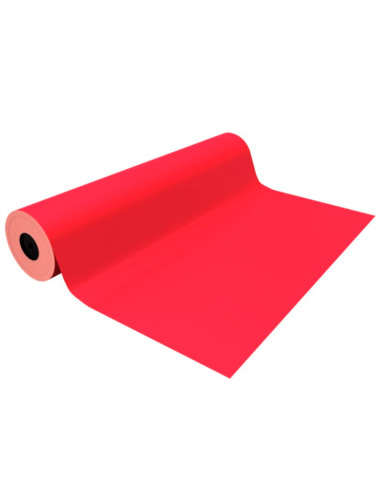 Papel de regalo basika metalizado rojo bobina ancho 31 cm longitud 80 m