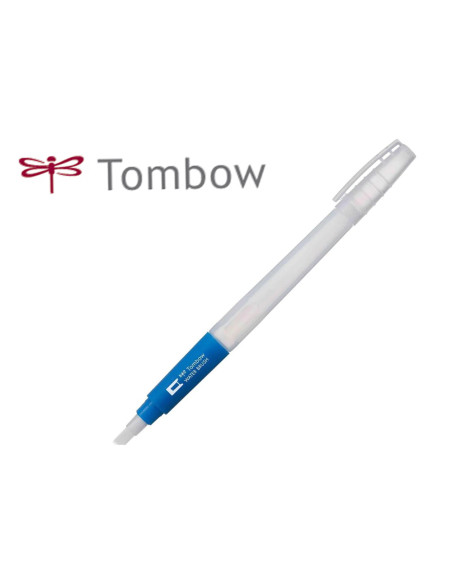 Pincel tombow water brush con deposito rellenable punta fina blister de 1 unidad