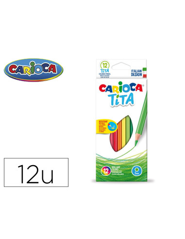 CARIOCA LÁPICES DE COLORES TITA - CAJA DE 12