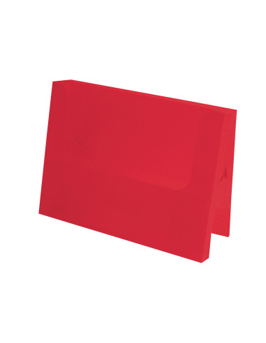 Carpeta liderpapel portadocumentos polipropileno dina4 rojo translucido lomo 50 mm