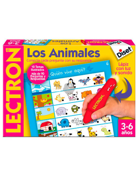 Juego diset didactico lectron lapiz los animales