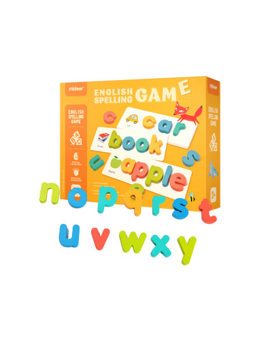 Juego didactico mideer emparejar letras en ingles