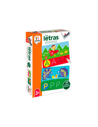 Juego diset didactico las letras