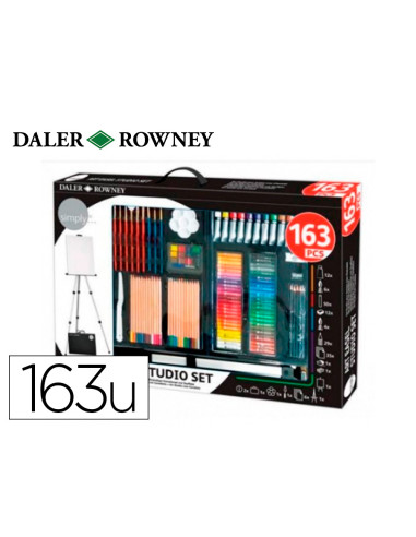 DALER ROWNEY SIMPLY SET COMPLETO PARA ARTISTA 163 PIEZAS