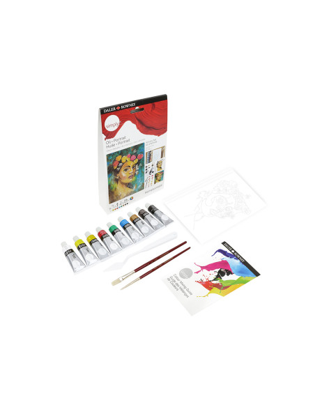 Set pintura oleo daler rowney simply activity