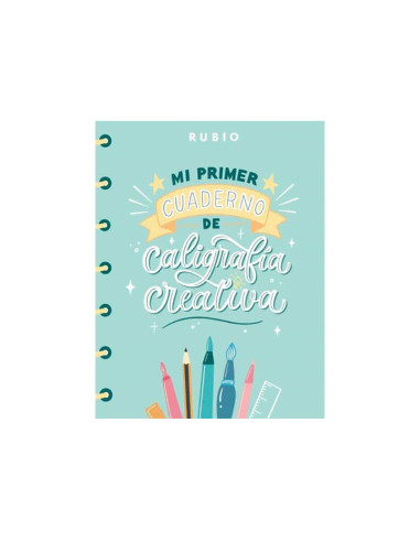 Mi primer cuaderno de caligrafia creativa rubio encuadernacion rustica 108 paginas 205x265 mm