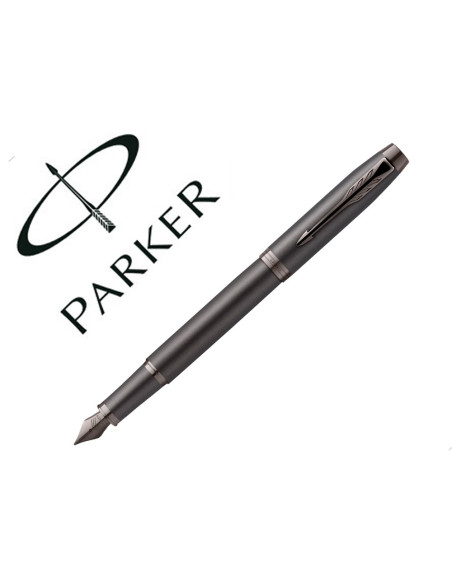 Pluma parker im professionals monochrome bronce plumin f en estuche de regalo