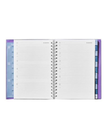 Cuaderno de todas las clases profesorado addittio 256 paginas dia pagina color verde 170x240 mm catalan