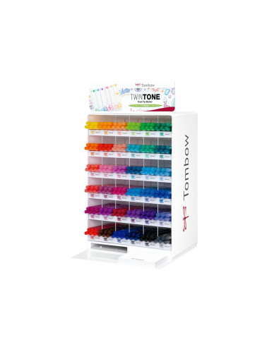 Rotulador tombow abt dual brush doble punta de pincel contenido de 216 unidades colores surtidos