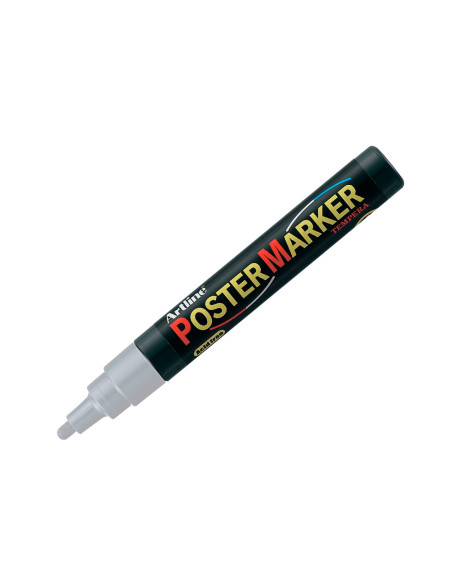 Rotulador artline poster marker epp-4-pla met punta redonda 2 mm color metalizado plata