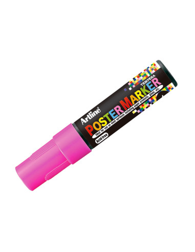 Rotulador artline poster marker epp-6-ros flu punta redonda 6 mm color rosa fluor