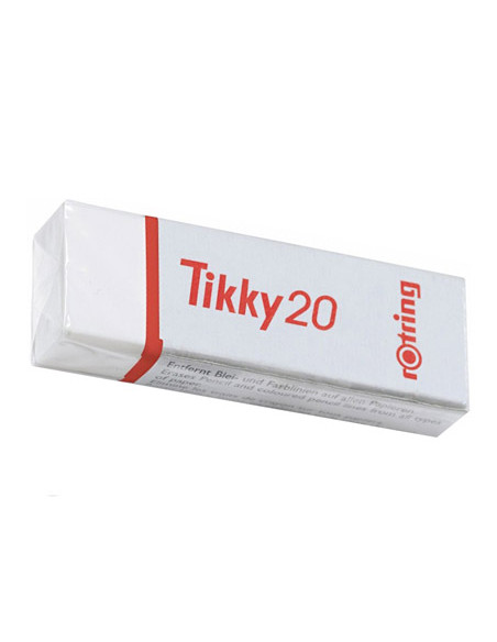 Goma rotring tikky 20 blanca