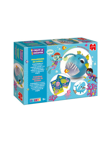 Juego jumbo educativo create & discover oceano