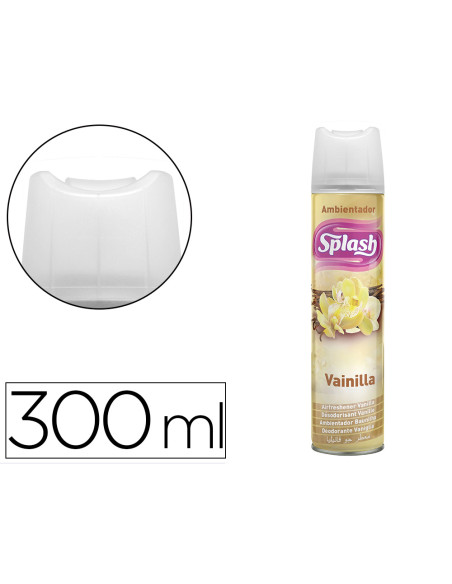 Ambientador spray splash aroma vainilla bote de 300 ml