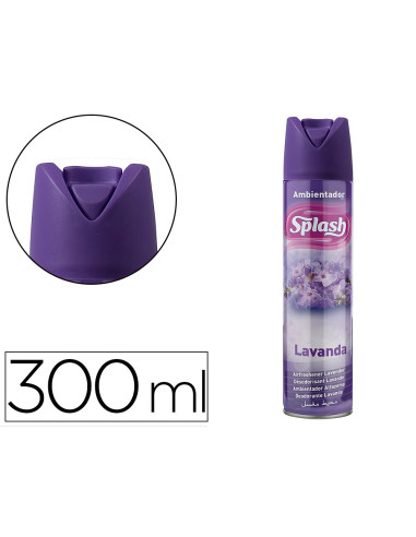 Ambientador spray splash aroma lavanda bote de 300 ml