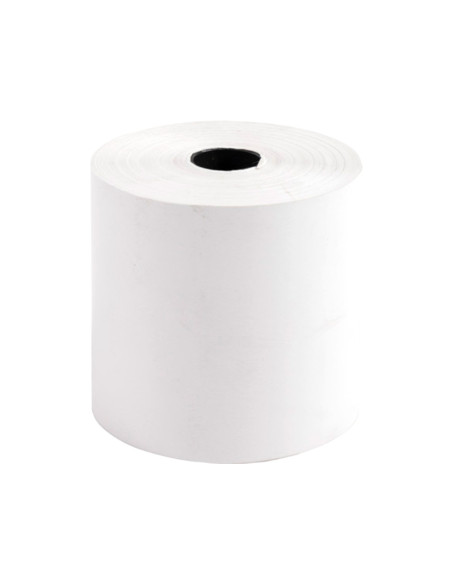 Rollo sumadora termico q-connect 80 mm ancho x 80 mm diametro sin bisfenol a papel de 70 g/m2