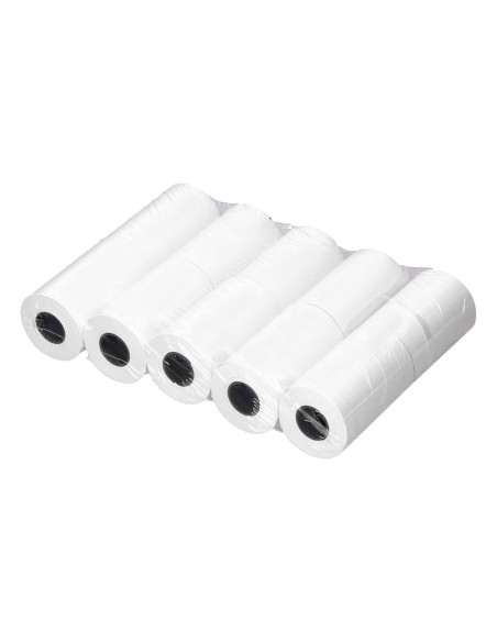 Rollo sumadora termico q-connect 57 mm ancho x 35 mm diametro para tpv sin bisfenol a papel de 70 g/m2