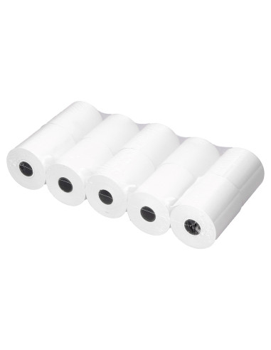 Rollo sumadora termico q-connect 57 mm ancho x 47mm diametro para tpv sin bisfenol a papel de 70 g/m2