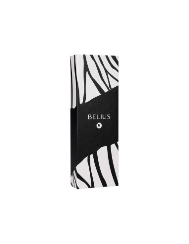 Roller belius dualita cuerpo negro color blanco tinta negra caja de diseño