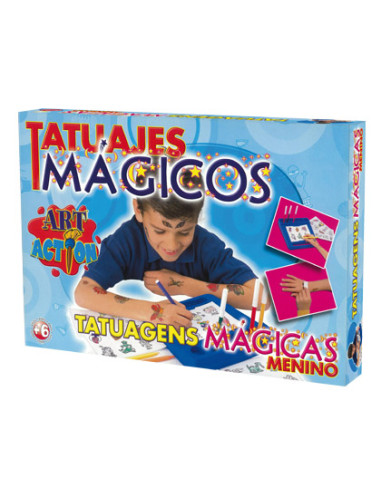 Juego de mesa falomir tatuajes magicos infantil