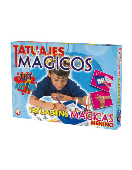 Juego de mesa falomir tatuajes magicos infantil