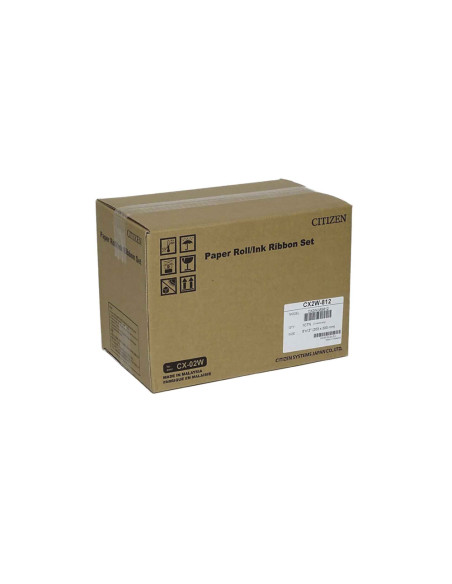 Papel sublimacion citizen 20x25 cm / 20x30 cm 220 impresiones por rollo para impresora cx-02w