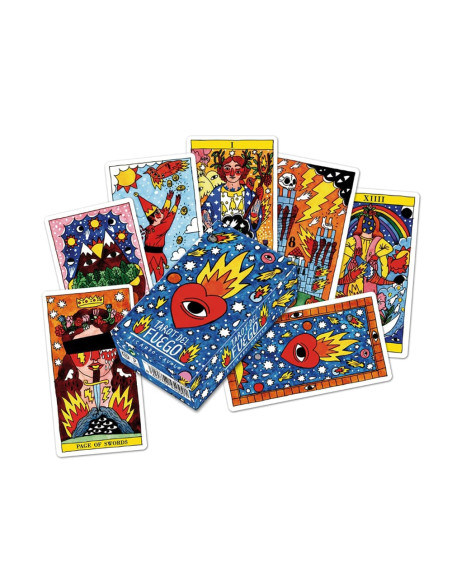 Baraja fournier tarot del fuego 78 cartas