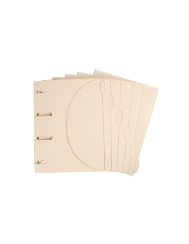 Carpeta para archivador tarifold smartfolder tree-free din a4 tres solapas y cierre de velcro 225 gr