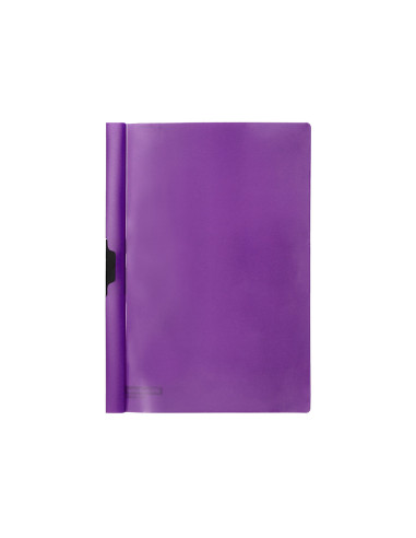 Carpeta beautone dossier pinza lateral 45306 polipropildin a4 violeta 25 h. pinza des-pack de 10 retractilado